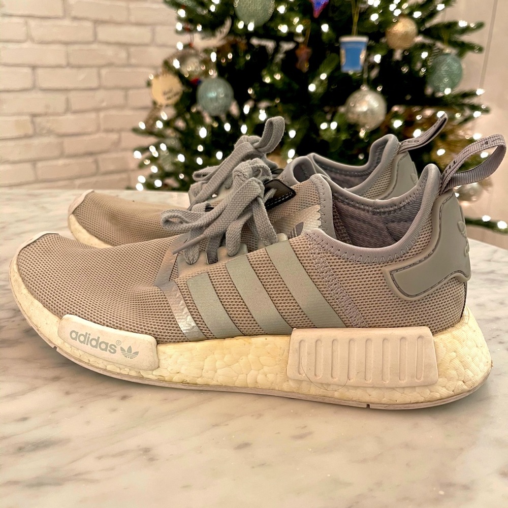 Adidas NMD silver on silver size 9